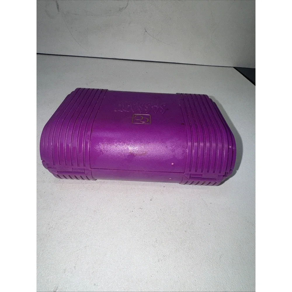 Sassaby Small Container With Mirror Make up Storage Travel Y2K 90s Vintage
